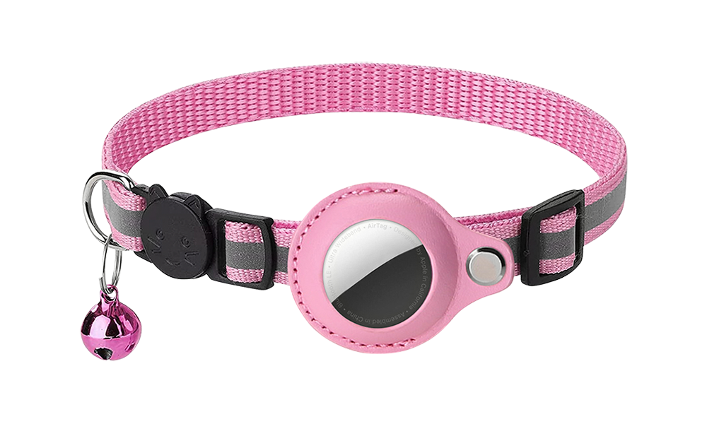 Reflektierendes Breakaway-Katzenhalsband mit AirTag-Halterung Reflektierendes Breakaway-Katzenhalsband mit AirTag-Halterung