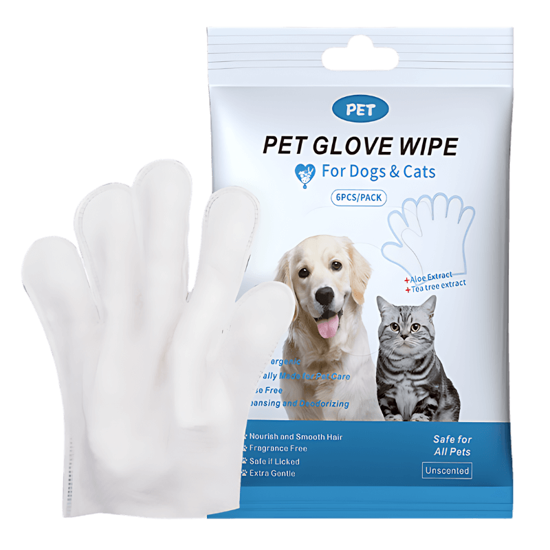 Hypoallergene Reinigungstücher für Hunde und Katzen (6 Stück/Packung) Hypoallergene Reinigungstücher für Hunde und Katzen (6 Stück/Packung)